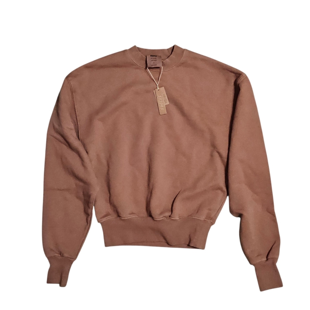 SKIMS Kim Kardashian Outdoor Fleece Pullover Sweatshirt Womens XXS